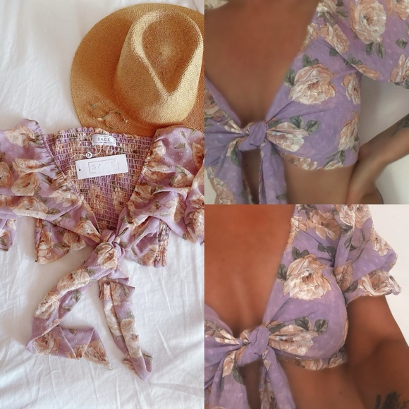 Sage the Label Viola A Bloom top - Picture 15 of 15